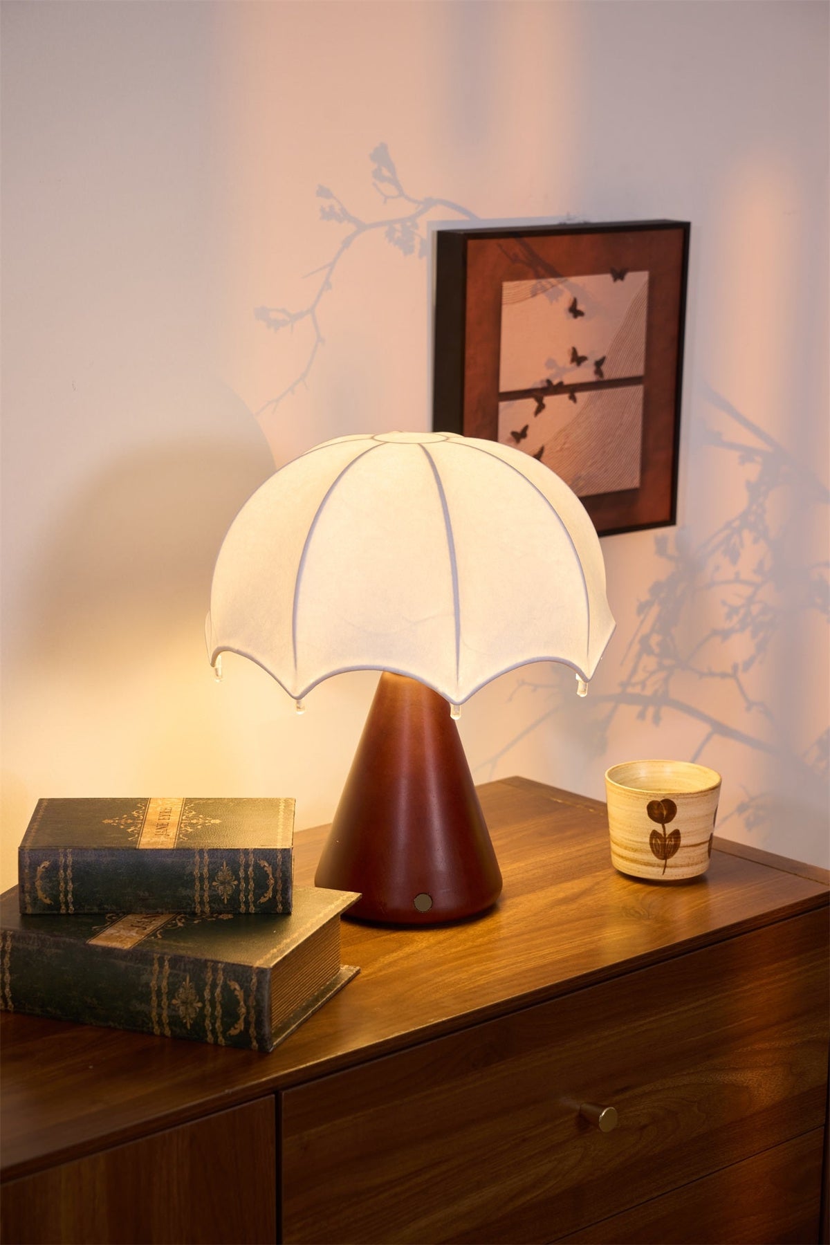 Umbrella Silk Table Lamp