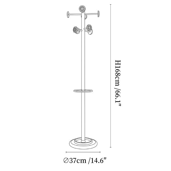 Umbrella Stand Coat Rack