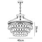 Unique Tiered Crystal Chandelier