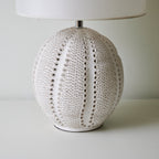 Urchin Textured Ceramic Table Lamp