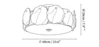 Valeria Alabaster Ceiling Lamp