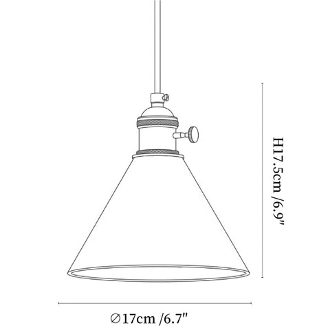 Valmere Cone Pendant Lamp
