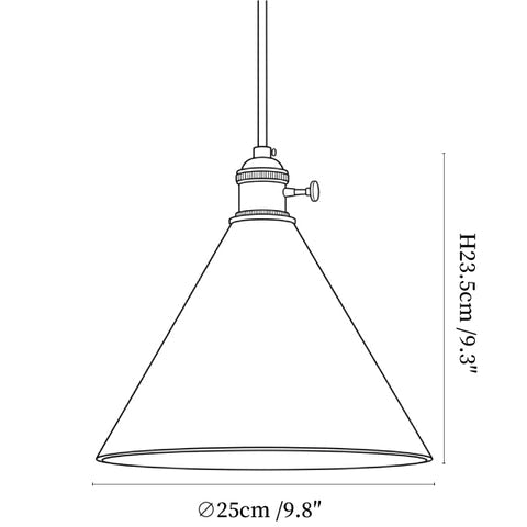 Valmere Cone Pendant Lamp
