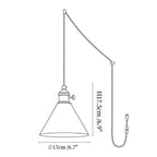 Valmere Cone Swag Pendant Lamp