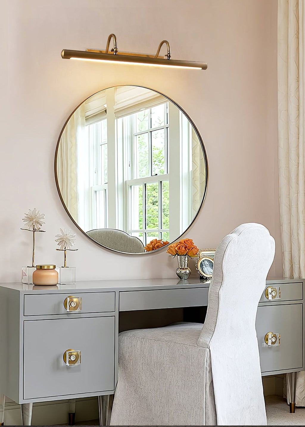 Valmorin Twin Arm Vanity Wall Light