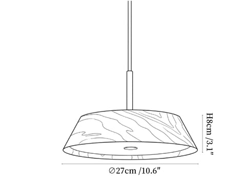 Varen Wood Pendant Lamp