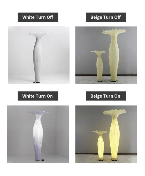 Vase Fabric Floor Lamp