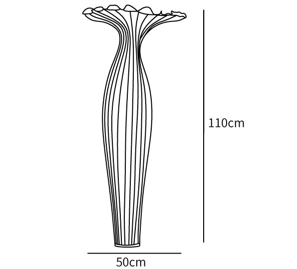 Vase Fabric Floor Lamp