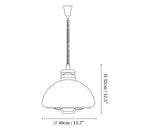 Vela Pudding Pendant Light