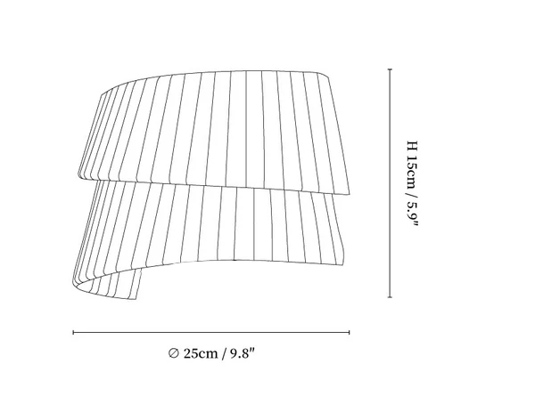 Vela Twist Wall Lamp