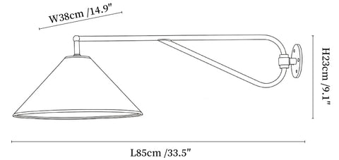 Vellora Swing Wall Lamp