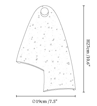 Velo Draped Stone Sconce