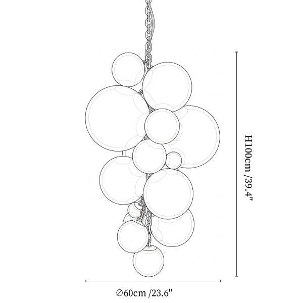 Velymo Grapetta Chandelier