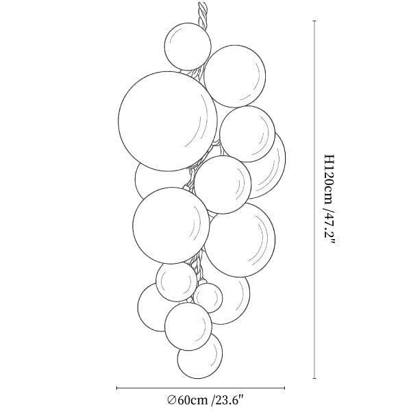 Velymo Grapetta Chandelier