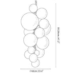 Velymo Grapetta Chandelier