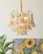 Venini Colorful Murano Glass Chandelier