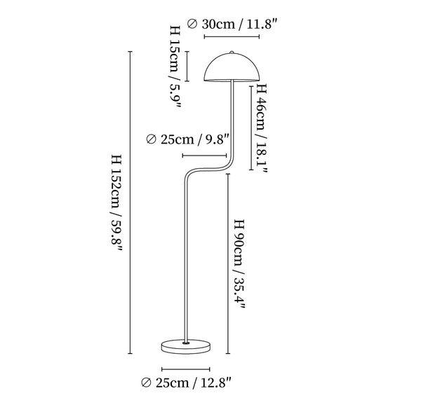 Verdant Arc Floor Lamp