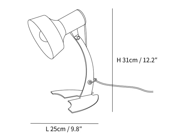 Fish Tail Arch Table Lamp