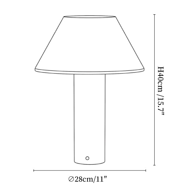 Verdelle Marble Rechargeable Table Lamp