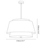 Verdura Drum Pendant Light