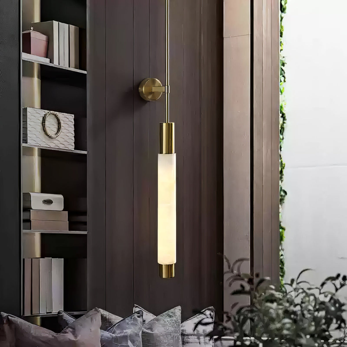 Verita Alabaster Wall Sconce