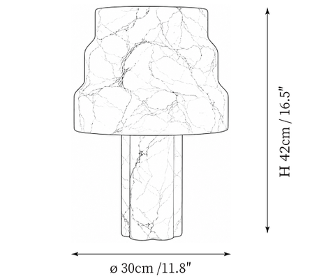 Verona Alabaster Table Lamp