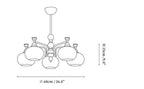 Verona Halo Chandelier