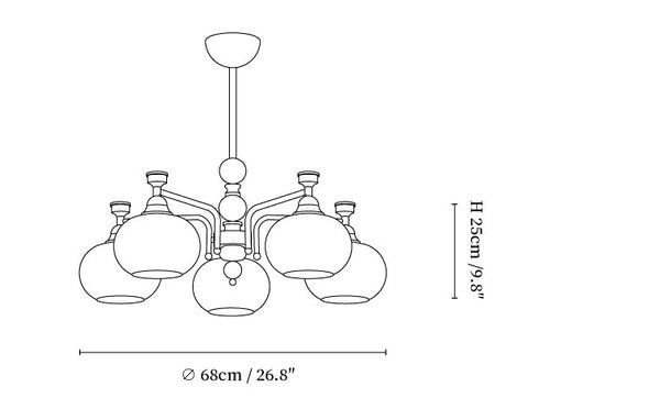 Verona Halo Chandelier