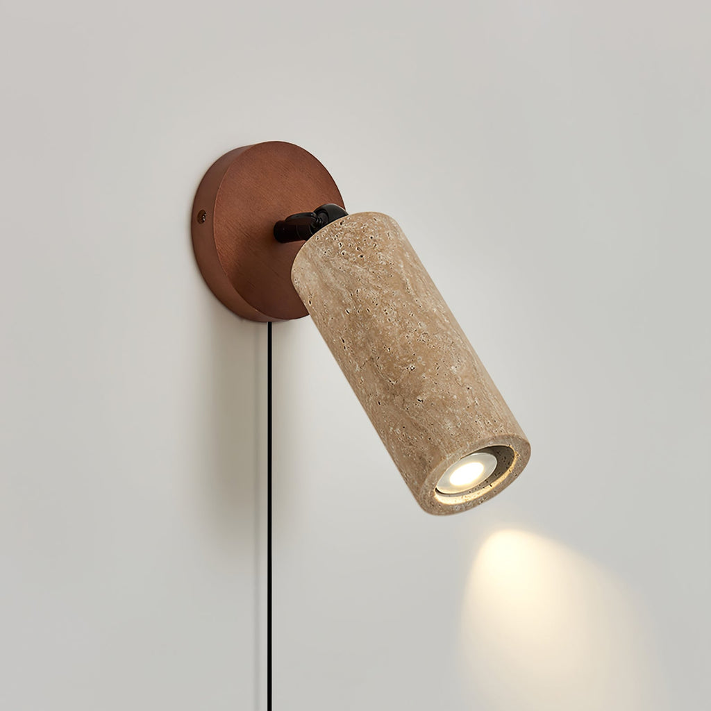 Versa Stone Adjustable Plug - in Wall Light
