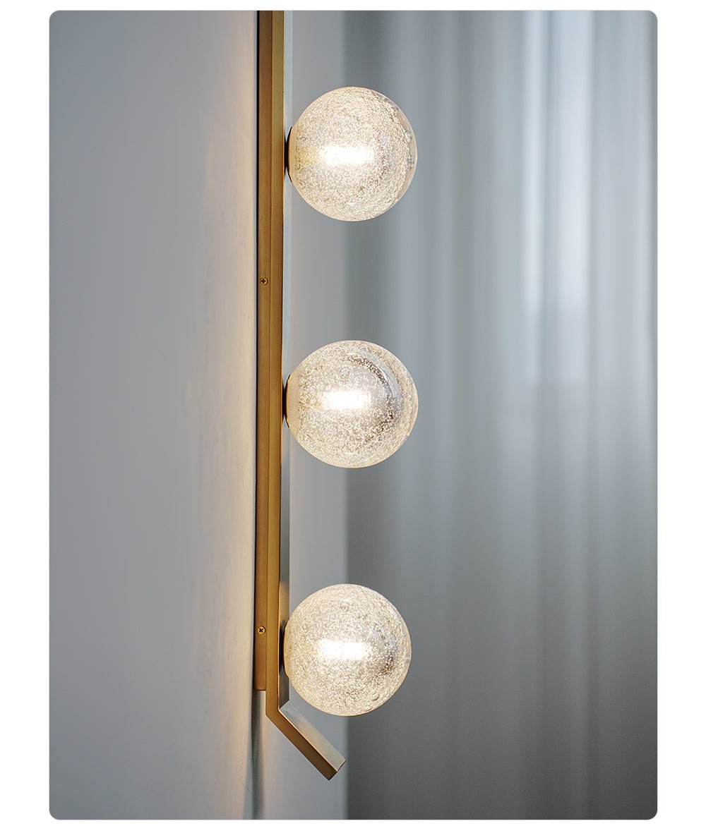 Vertical Balls Bar Sconce
