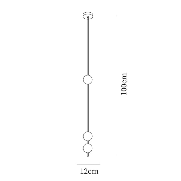 Vertical Balls Pendant Lamp