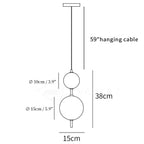 Vertical Globe Pendant Lamp