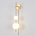 Vertical Globe Plug - in Wall Lamp