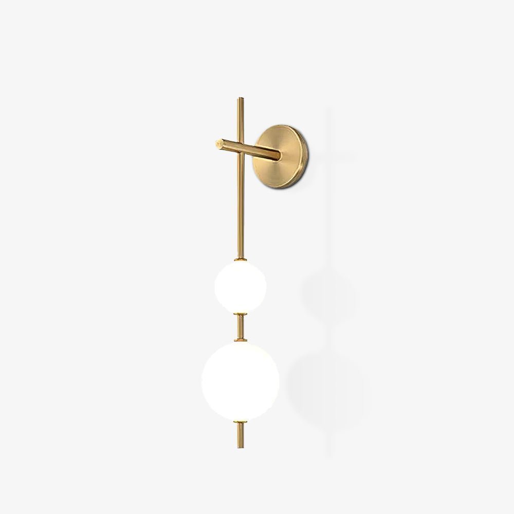Vertical Globe Plug - in Wall Lamp