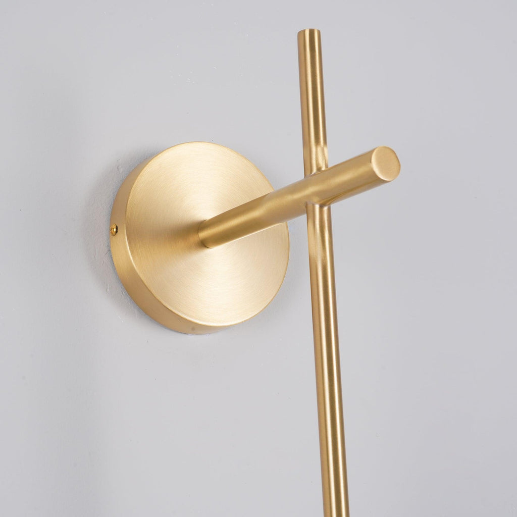 Vertical Globe Plug - in Wall Lamp