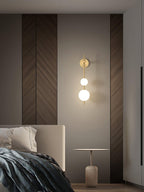 Vertical Globe Plug - in Wall Lamp