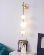Vertical Globe Plug - in Wall Lamp