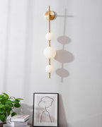 Vertical Globe Plug - in Wall Lamp