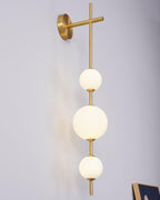 Vertical Globe Plug - in Wall Lamp