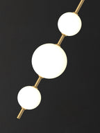 Vertical Globe Plug - in Wall Lamp