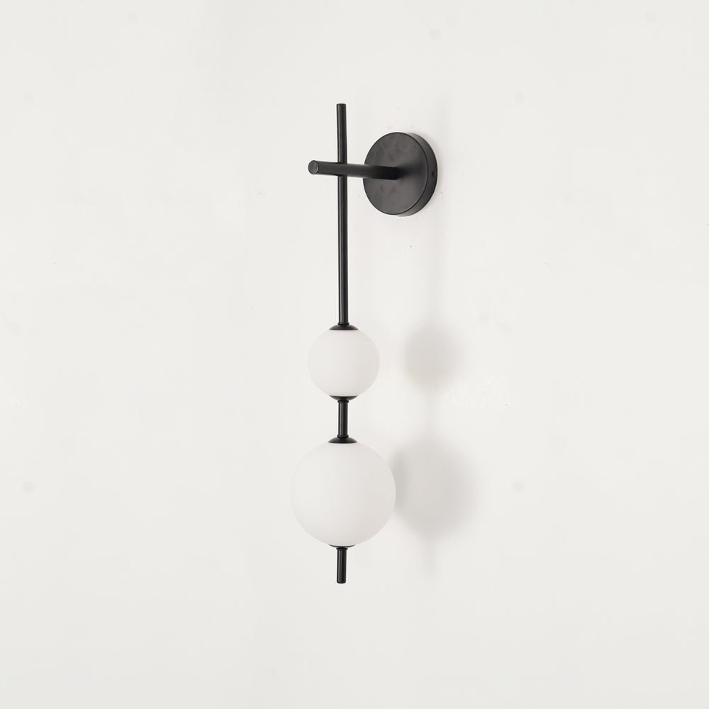Vertical Globe Plug - in Wall Lamp