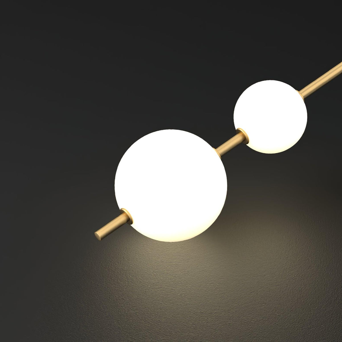 Vertical Globe Plug - in Wall Lamp