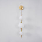 Vertical Globe Plug - in Wall Lamp
