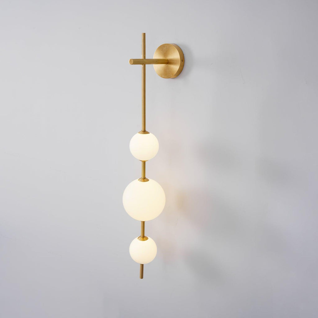 Vertical Globe Plug - in Wall Lamp