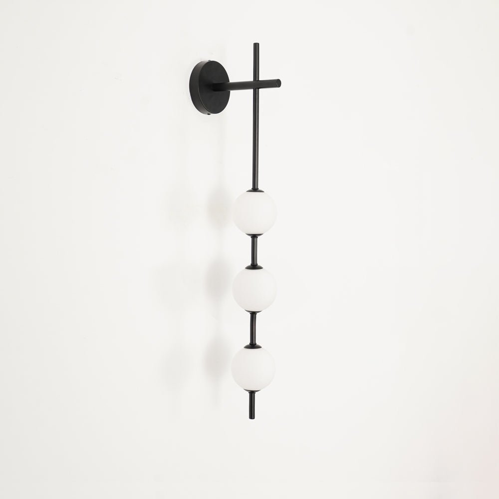 Vertical Globe Plug - in Wall Lamp