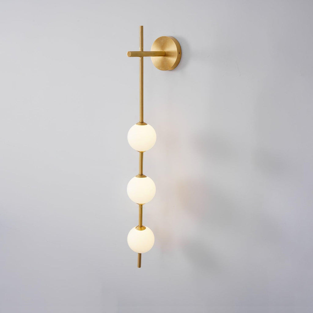 Vertical Globe Plug - in Wall Lamp