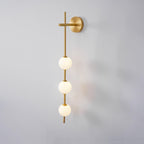 Vertical Globe Plug - in Wall Lamp