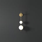 Vertical Globe Plug - in Wall Lamp