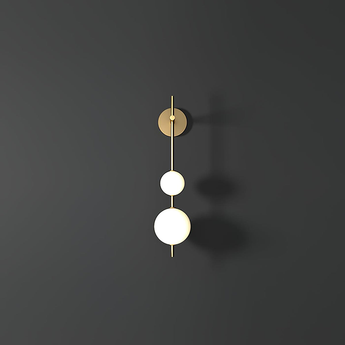 Vertical Globe Plug - in Wall Lamp