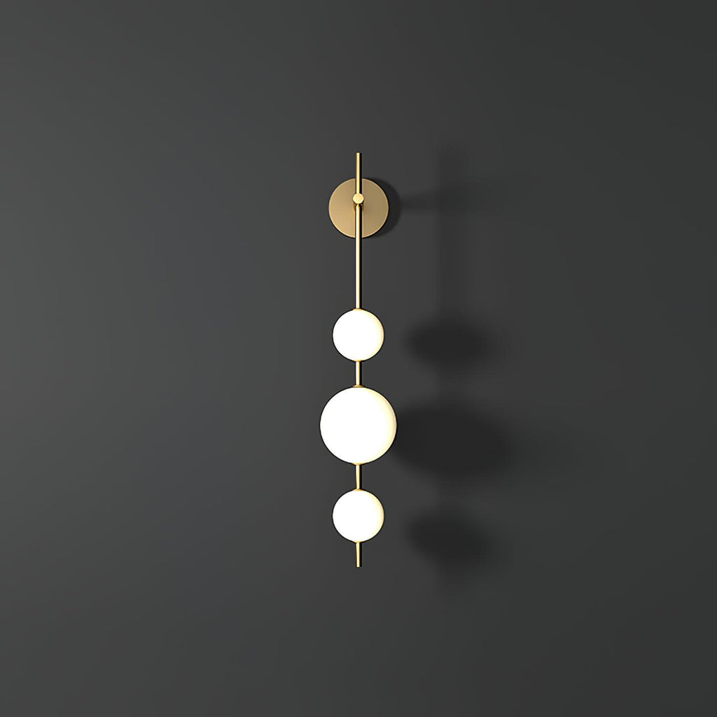 Vertical Globe Plug - in Wall Lamp